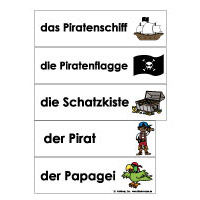  Piraten – Wörterkarten