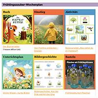 Fruhling - Wochenplan und Ideen fur Kinder, Vorschule, Kita, Kiga