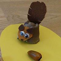 Eierkarton-Eichhörnchen