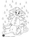 Lily im Regen Ausmalbild