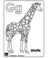 Giraffe Ausmalbild