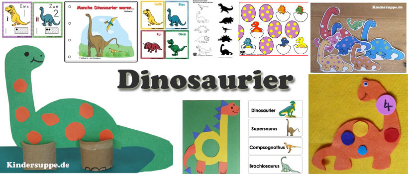 Kindergarten Projekt Dinosaurier Ideen Basteln und Spielen