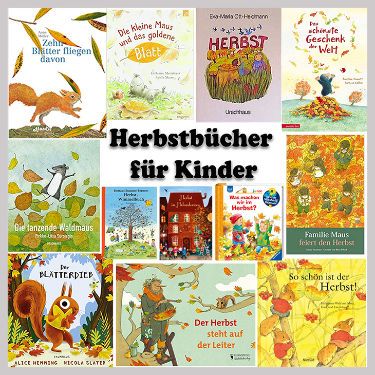 Bilderbücher zum Thema Herbst für Kindergarten und Kita