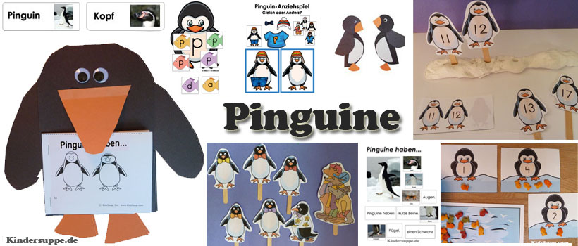 Projekt Pinguin - Ideen zum Basteln und Spielen für Kindergarten und Kita