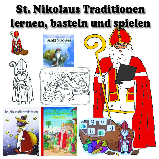 St. Nikolaus Traditionen und Spiele fur Kindergarten und Kita