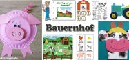 Kindergarten Projekt Bauernhof Ideen Basteln und Spielen