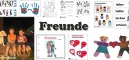 Kindergarten Ideen zum Projekt und Thema Freunde und Freundschaft