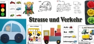 Kindergarten Projekt und Thema Strasse und Verkehr